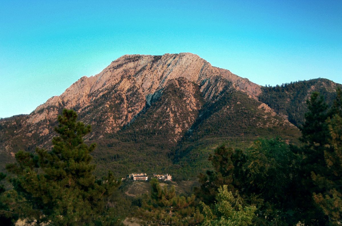 Mount Olympus, a granite peak of the Wasatch Range above the Salt Lake Valley